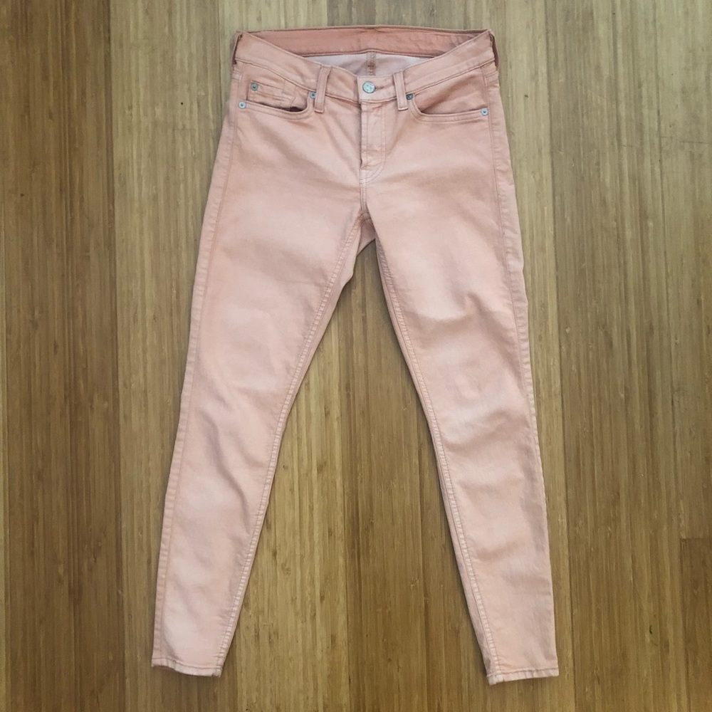 Light Pink Seven For All Mankind Skinny Jeans